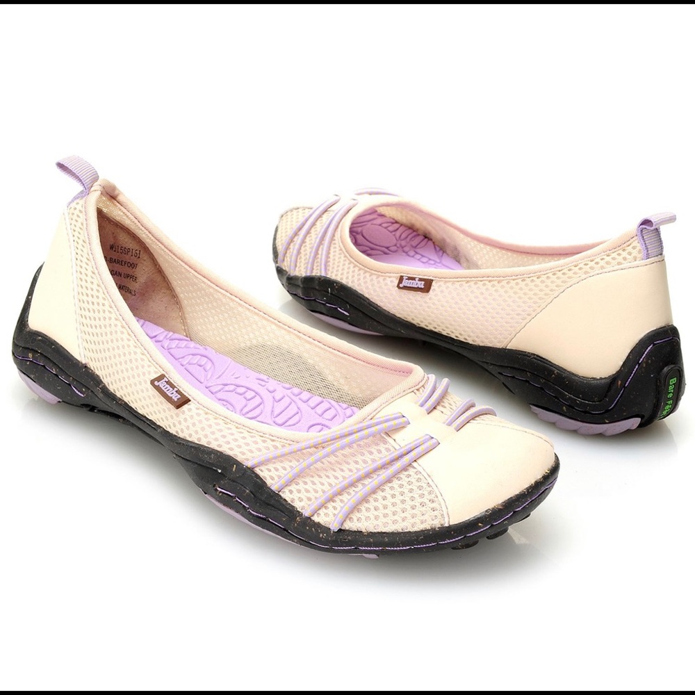 Jambu Vegan Cream Slip-On Flats